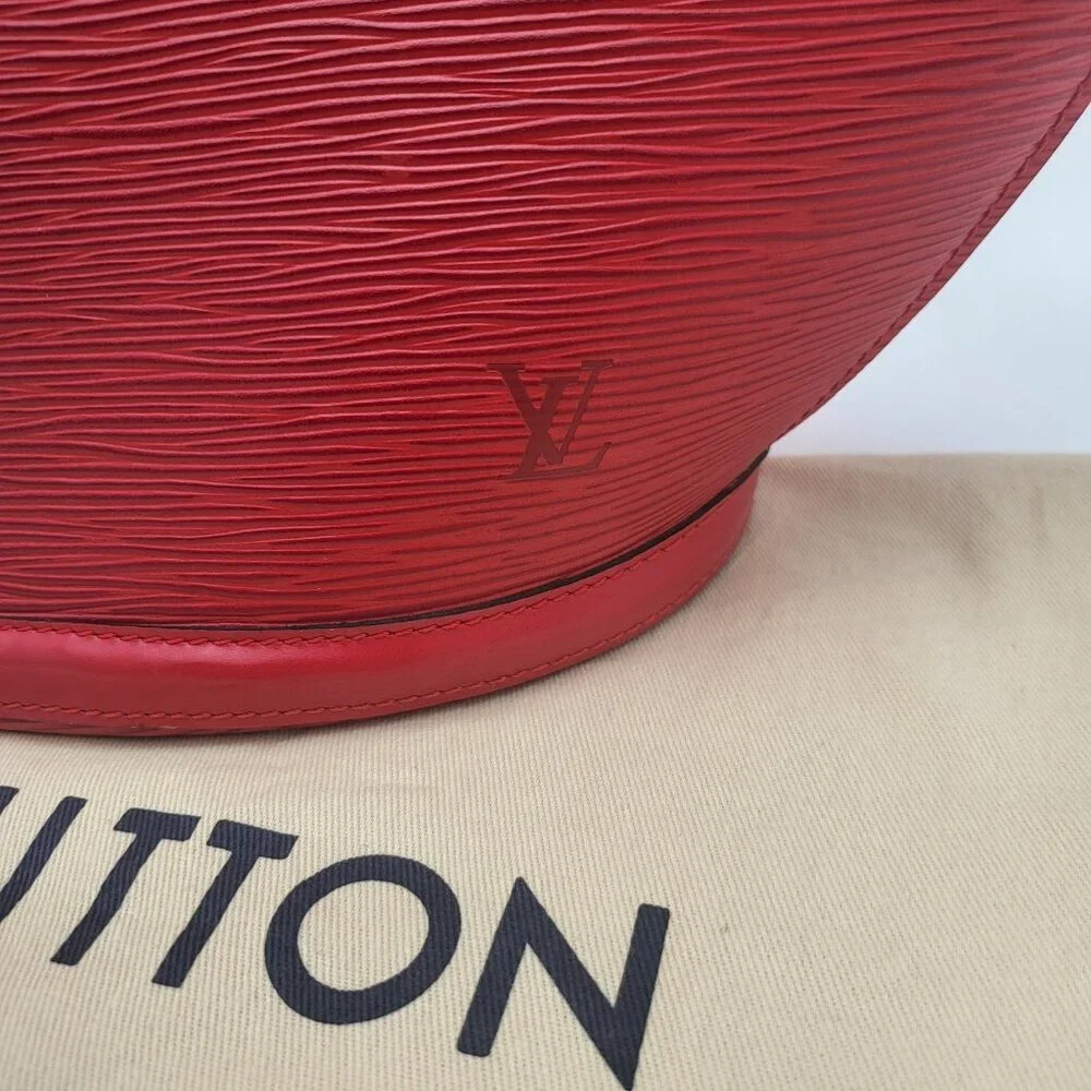 Auth Louis Vuitton Epi Red Saint Jacques Shopping‎ M52267 Shoulder bag SKS020280